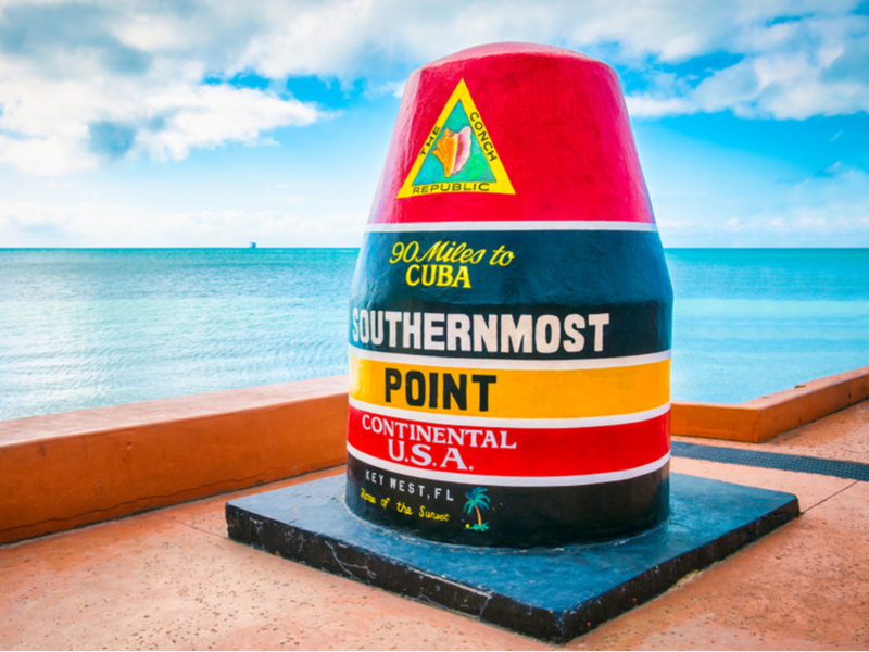 Image of a bouy for a post on where to stay in Key West