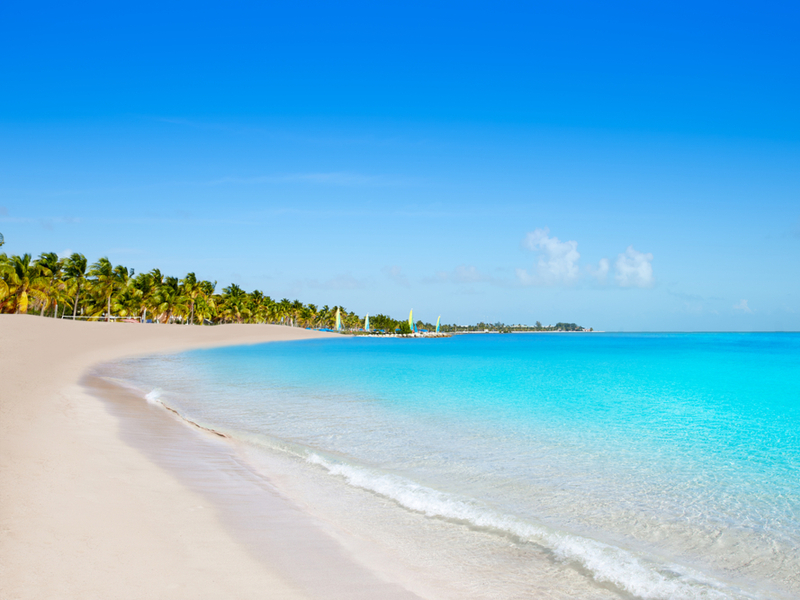 Smathers Beach, our pick for where to stay in Key West