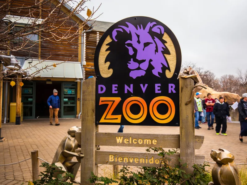 Entrance to the Denver Zoo, one of the best zoos in the US