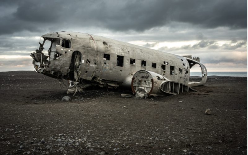 Airplane crash in Solheimasandur Iceland that's become a must-see thing to do when visiting the country