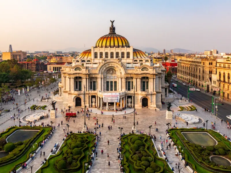 Palacio De Bellas Artes in Mexico City, one of the best places to visit in Mexico