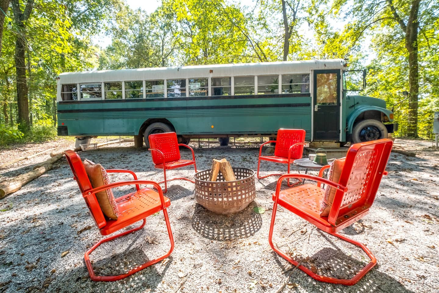 Emerald Gypsy Skoolie, one of the best airbnbs in the united states