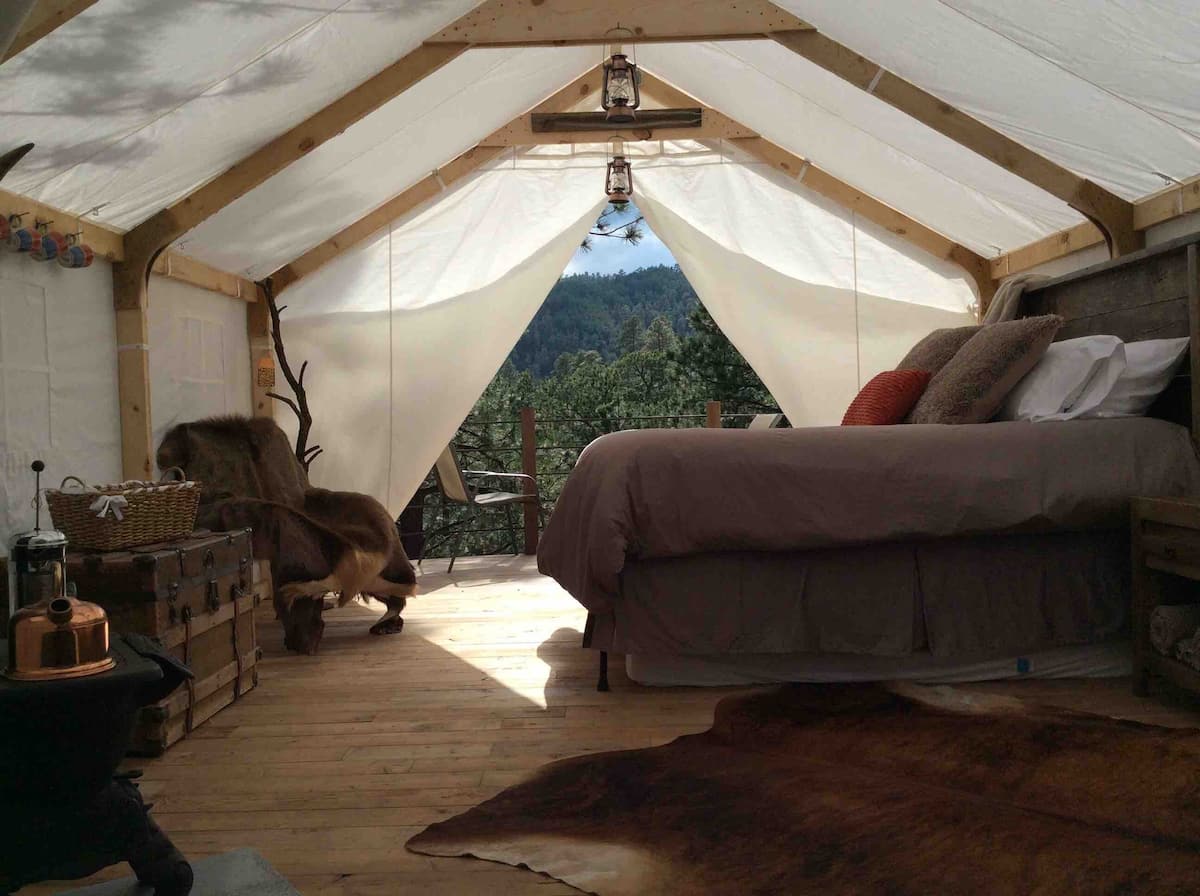 Black hills glamping, one of the best Airbnbs in the US