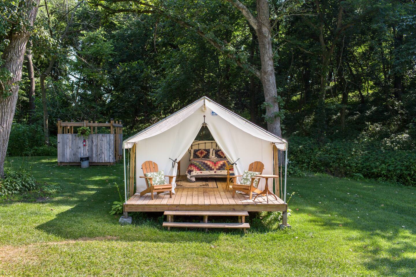 Lazy Oaks Glamping, one of the best Airbnbs in the United States