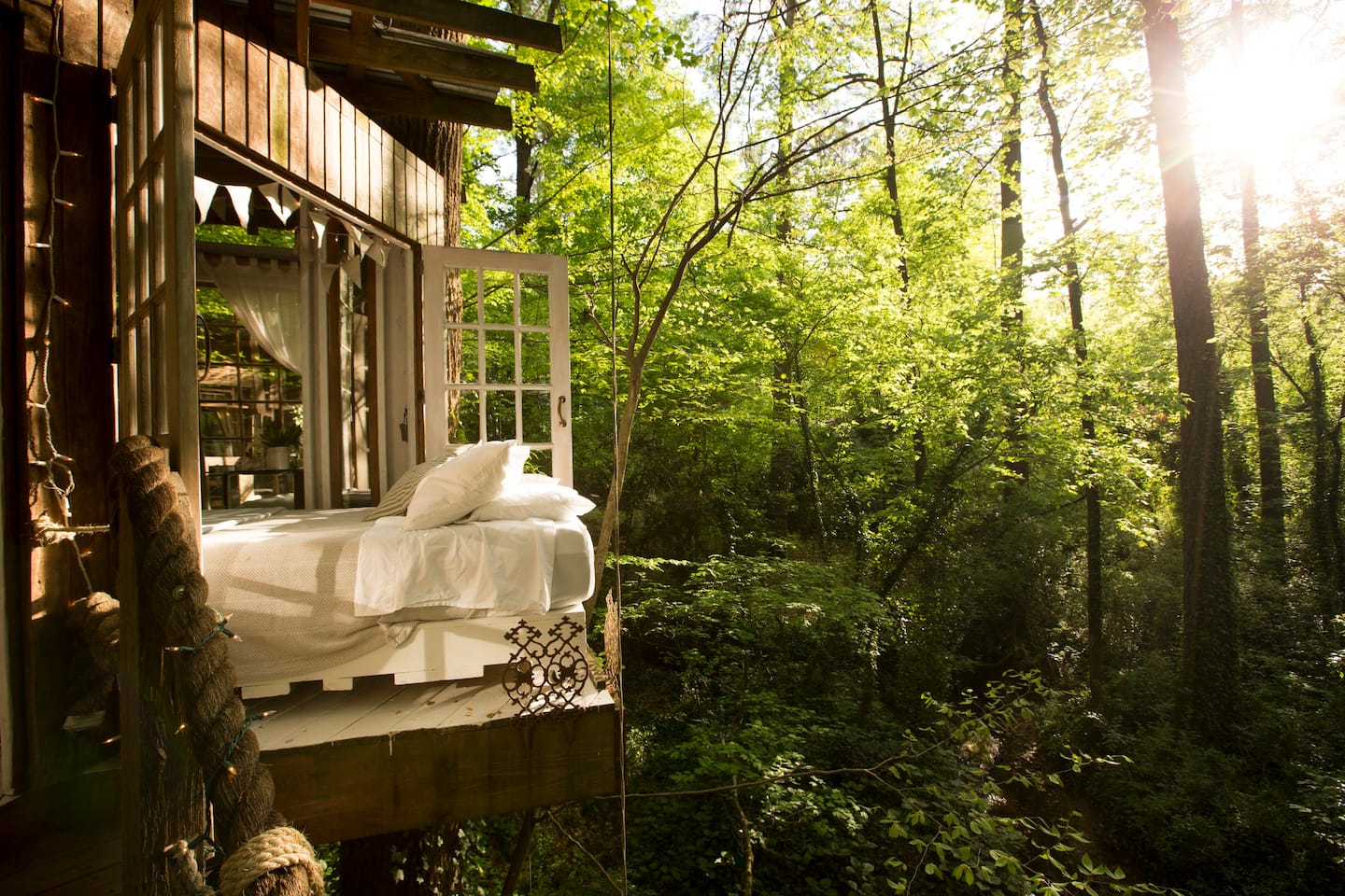 Secluded inland treehouse, one of the best Airbnbs in the United States
