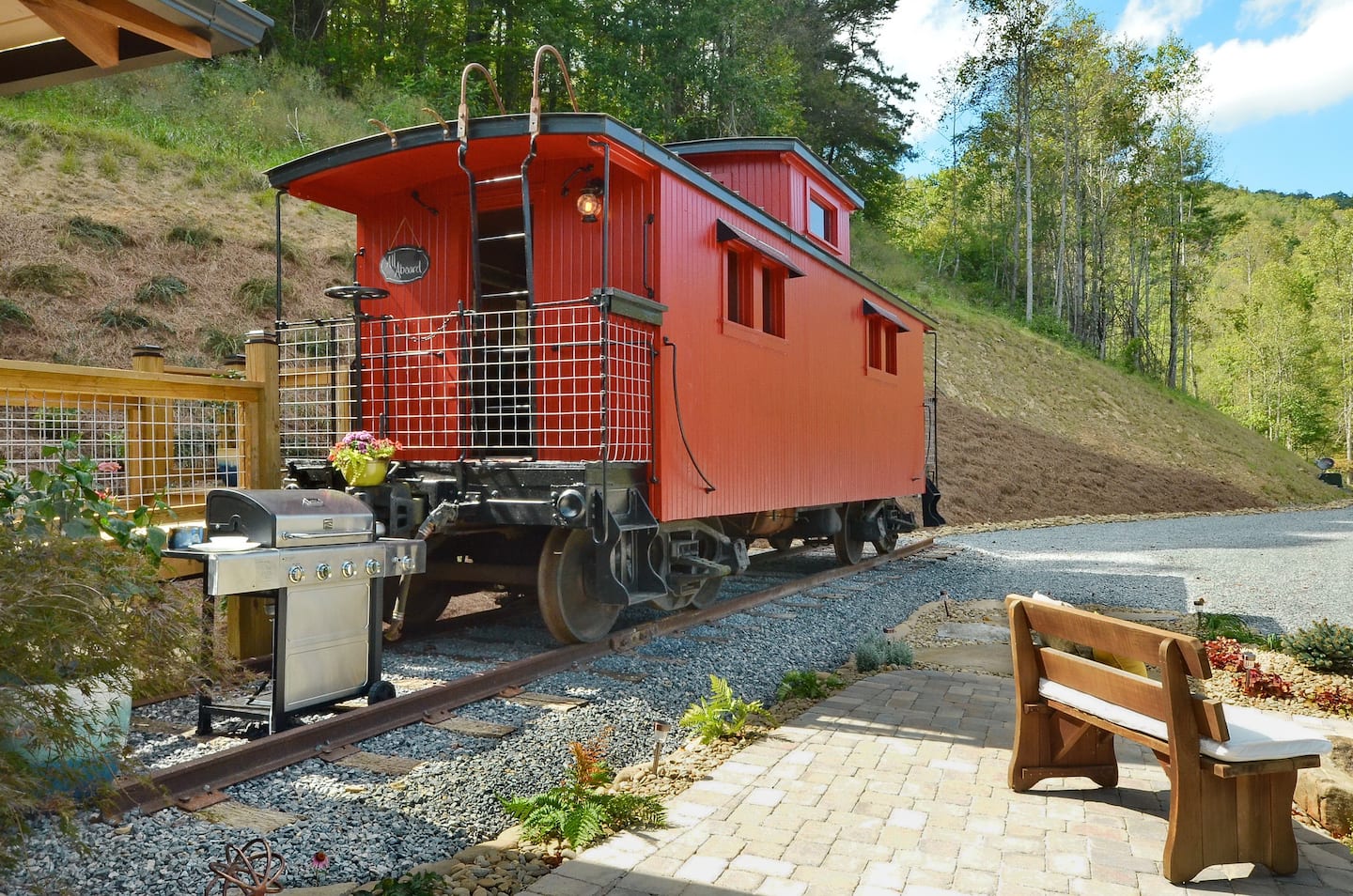 Stay inside a train caboose at one of the best Airbnbs in the United States