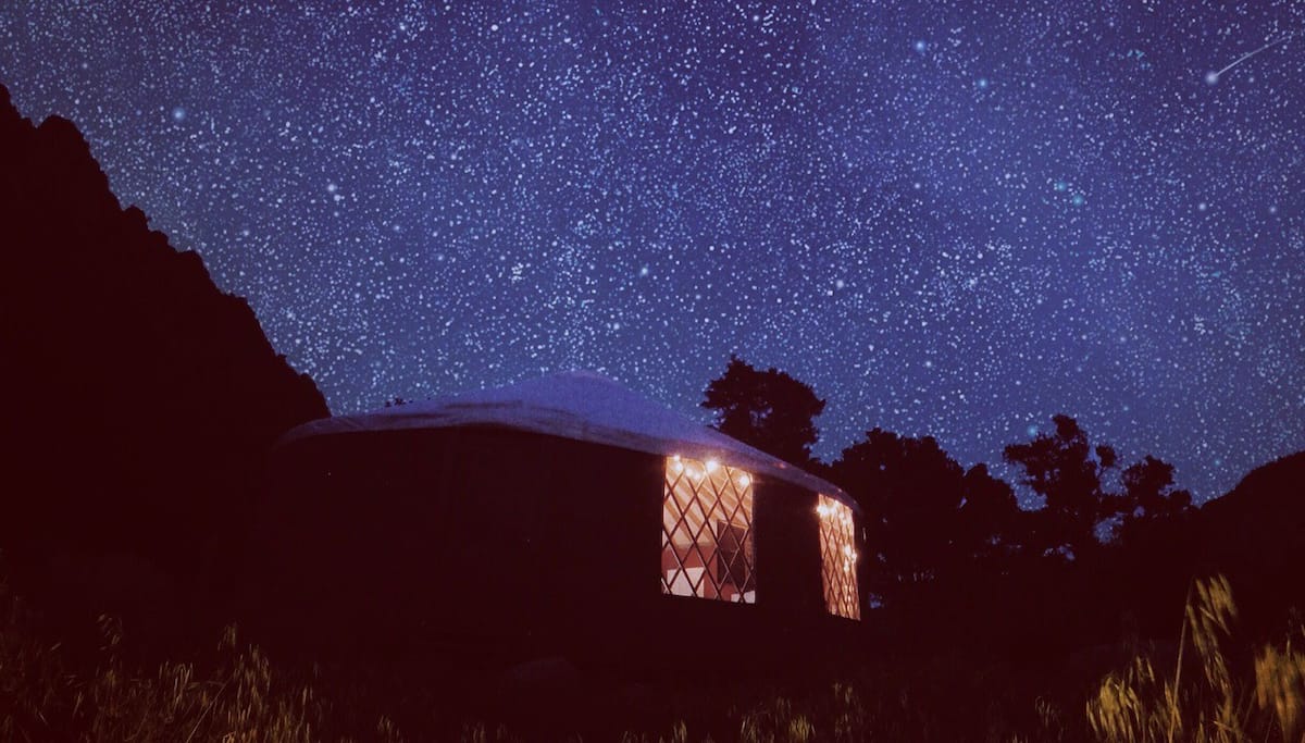 Unaweep Yurt, one of the best Airbnbs in Colorado