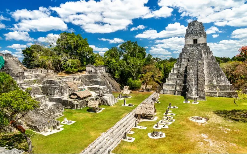 Tikal Guatemala, a Star Wars filming location where A New Hope was filmed in the final scene on Planet Yavin IV