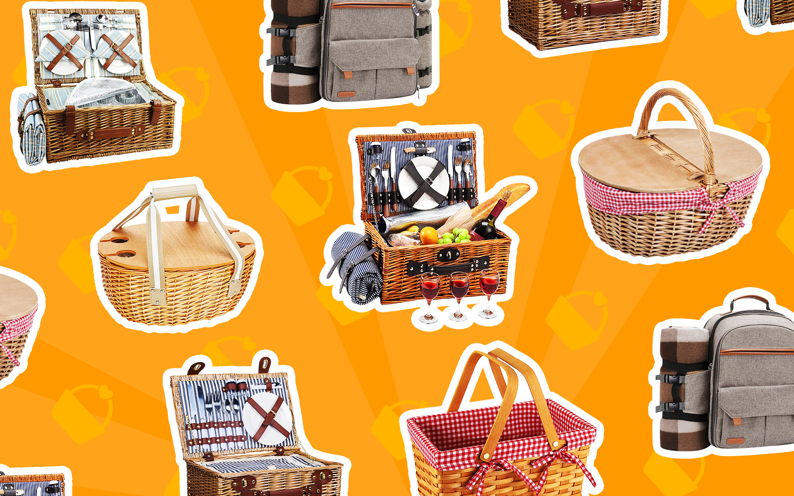 Best picnic basket featured image in a layflat graphic
