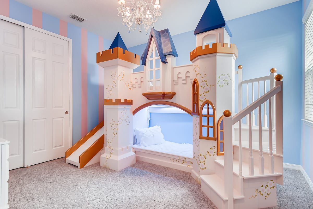 Indoor playground disney home for a piece on the best Airbnbs in Orlando Florida