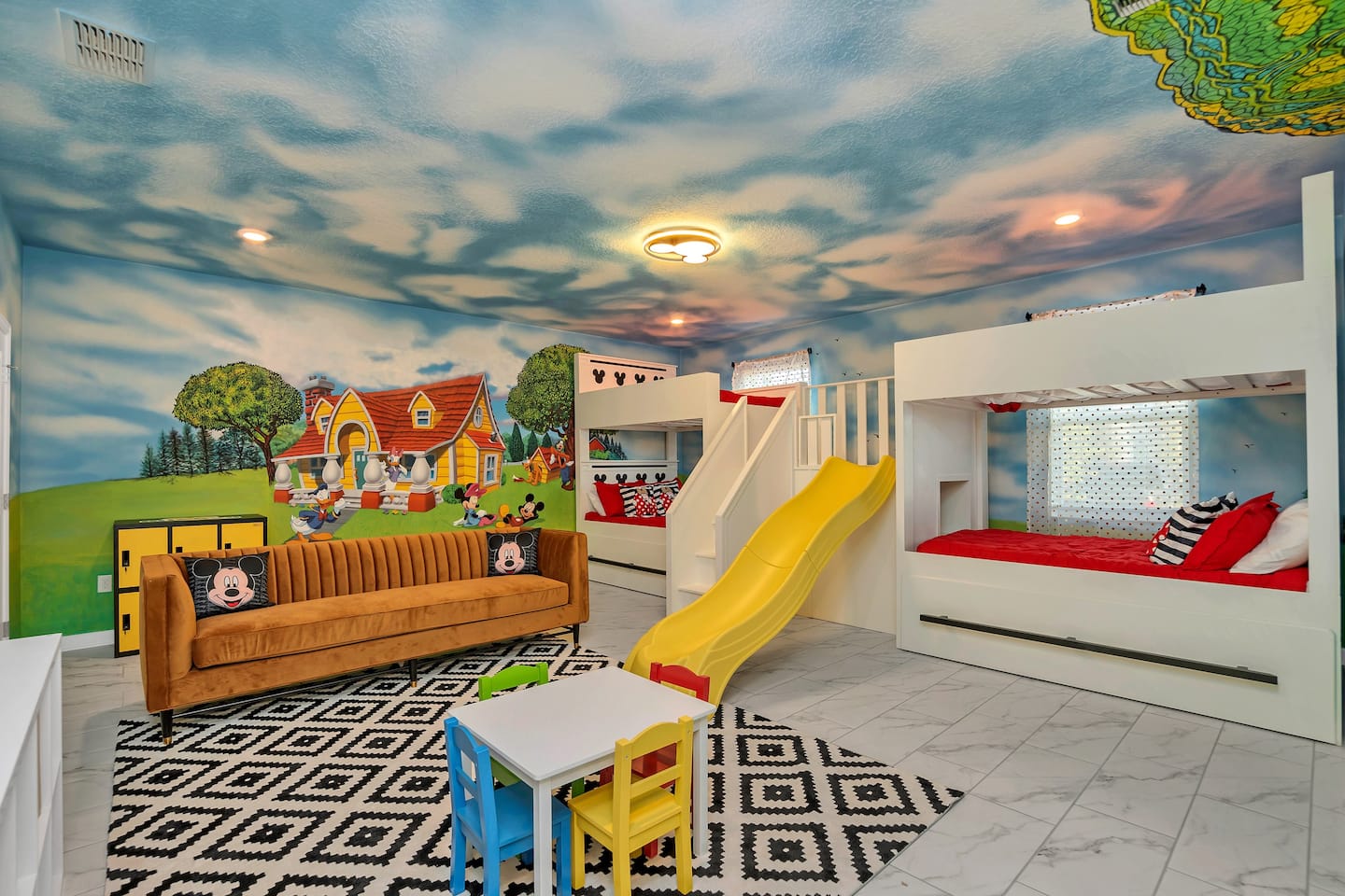 Mickey Mouse Clubhouse, one of the best Airbnbs in Orlando