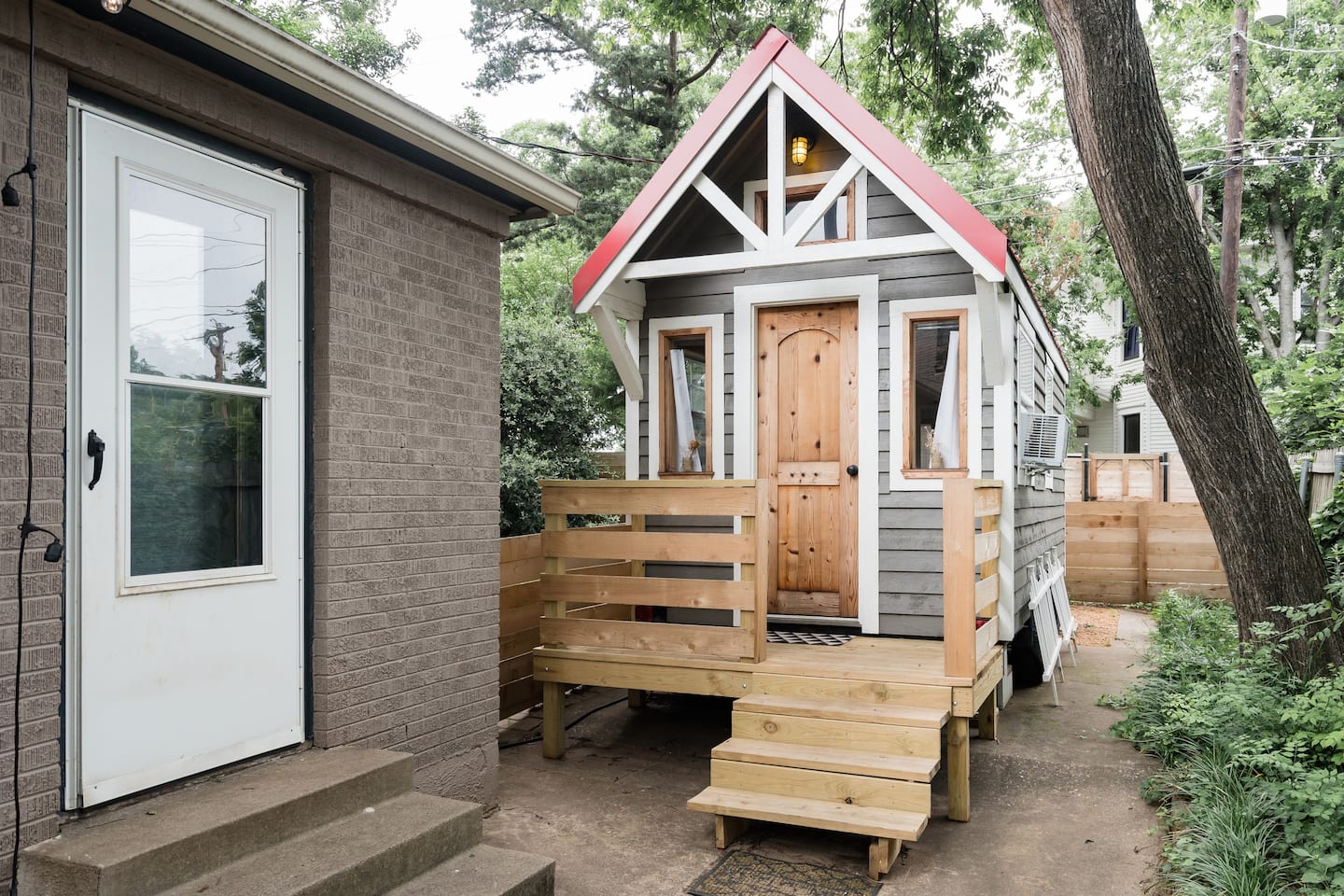 Tiny House in Wooded Backyard, one of the best Airbnbs in Dallas Texas