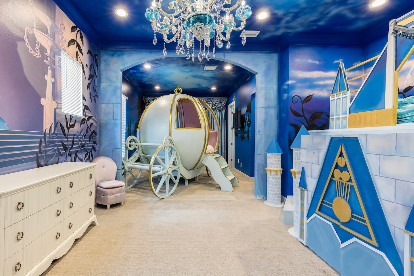 Ultimate Cinderella Castle, one of the best Airbnbs in Orlando Florida