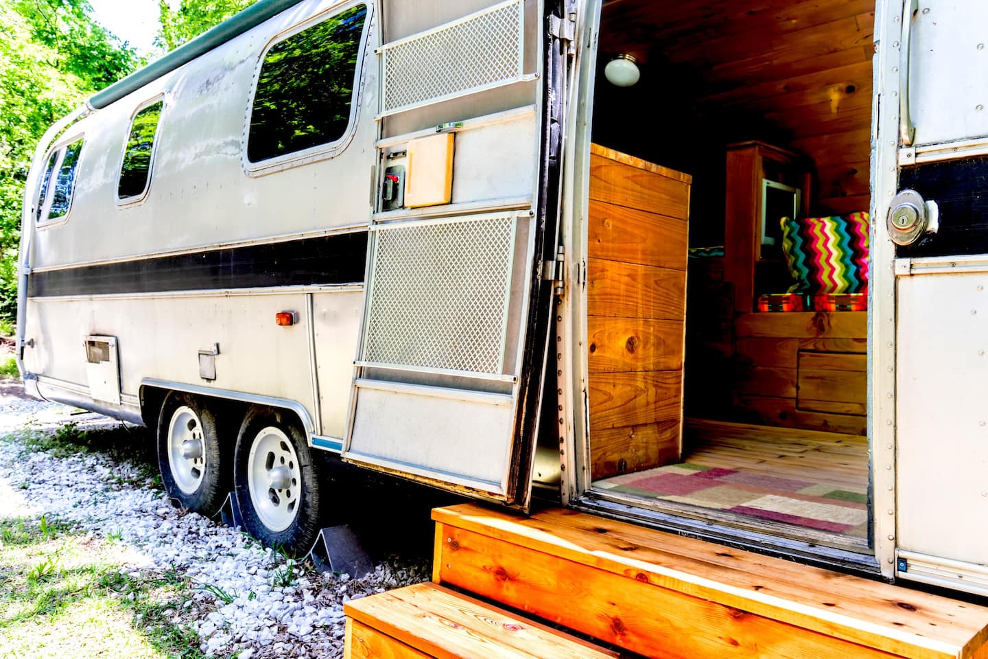 Vintage Airstream, one of the best Airbnbs in Dallas Texas