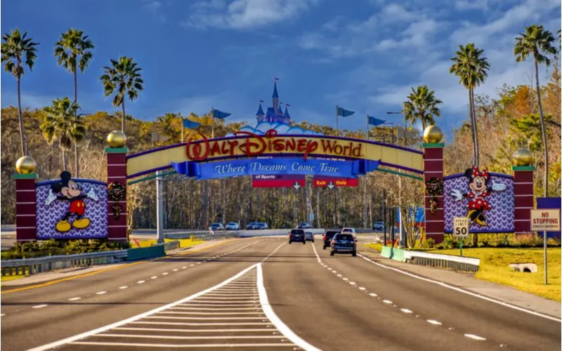 Entrance to Walt Disney World, the best thing to do when staying at the best Airbnbs in Orlando Florida