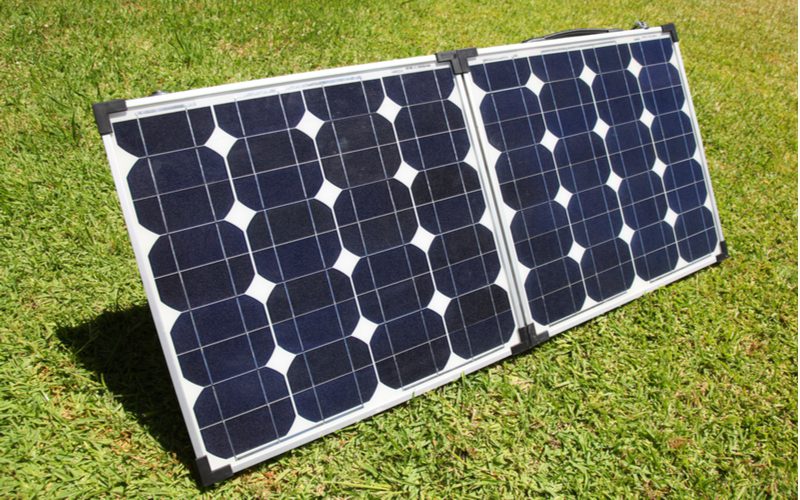 Best portable solar panels for rv on a lawn