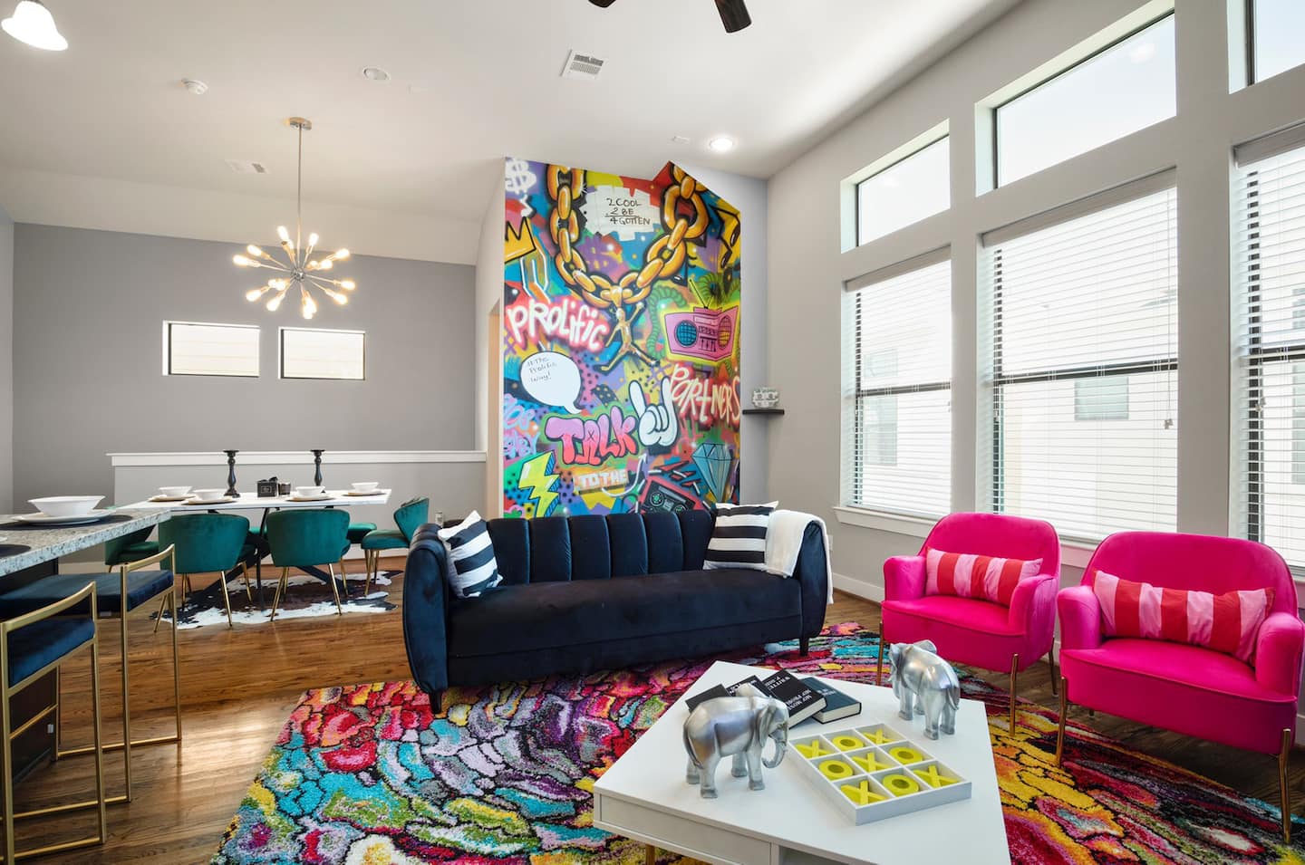 Prolific Theme House, one of the best Houston Texas Airbnbs