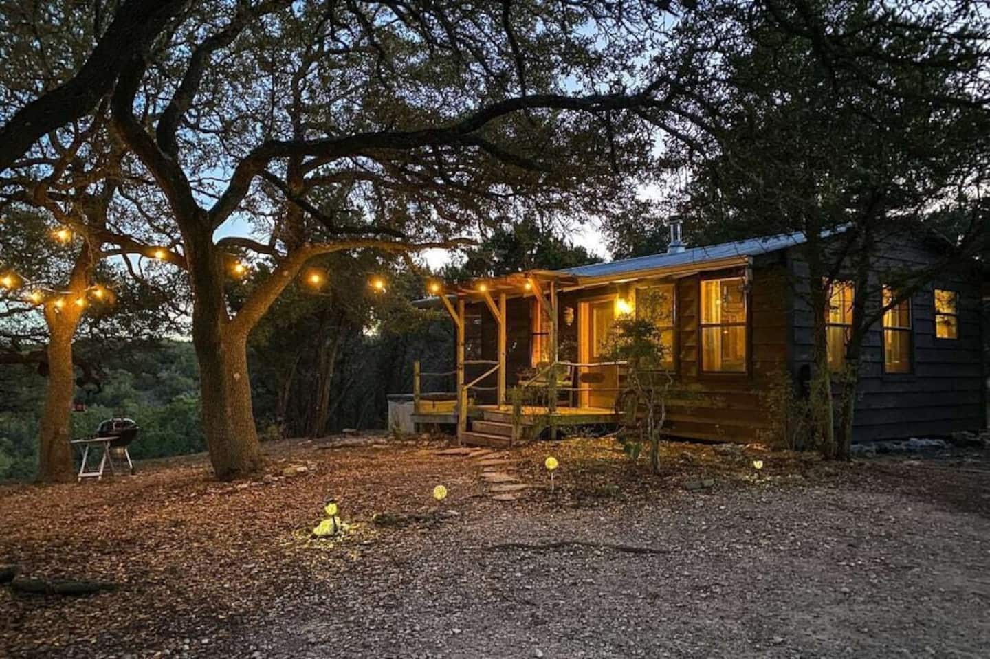 Secluded cabin near Wimberley Square, one of the top Texas Airbnb Stays