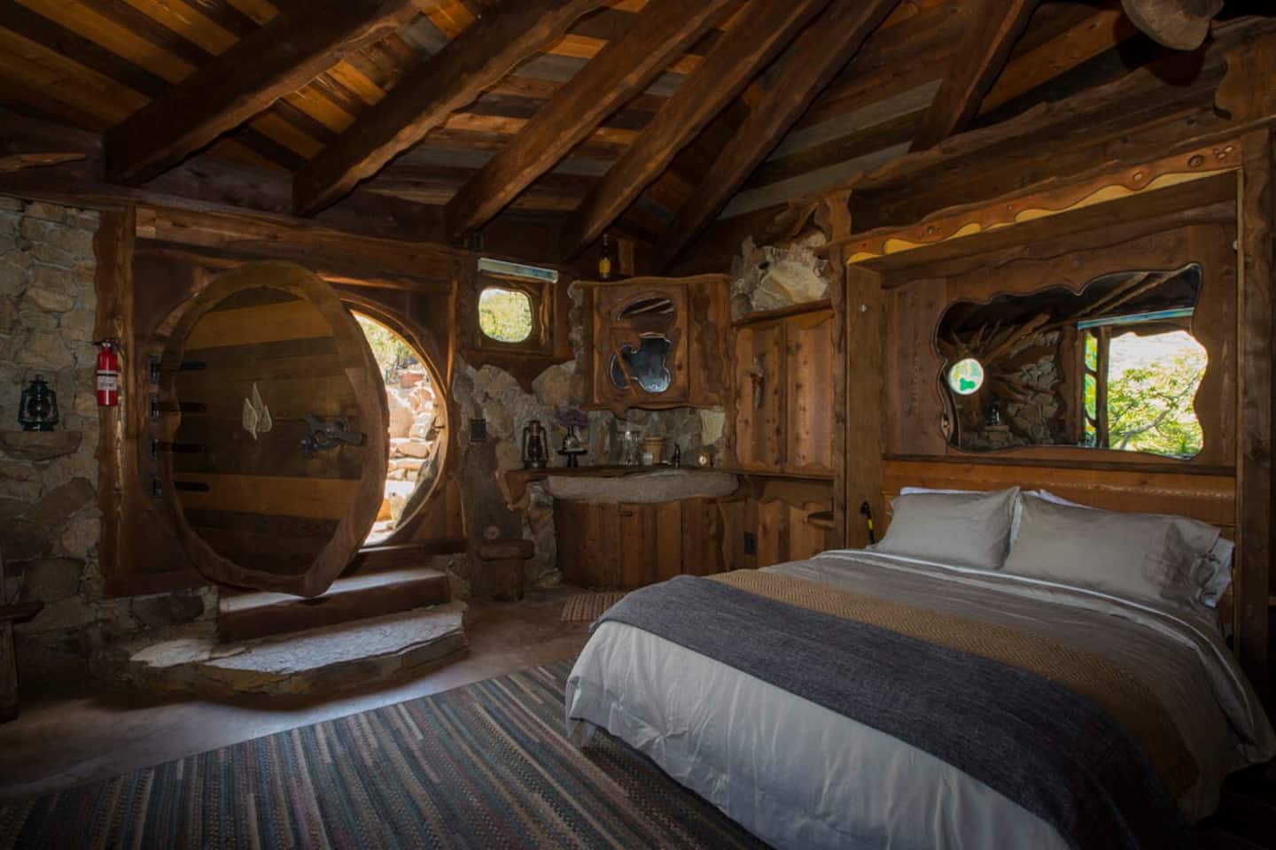 Secluded hobbit house, one of the best Airbnbs in California found in Ramona