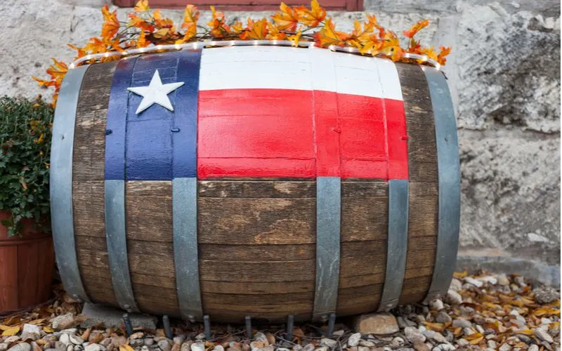 Oak barrel for a piece on what to do at the best Airbnbs in Texas