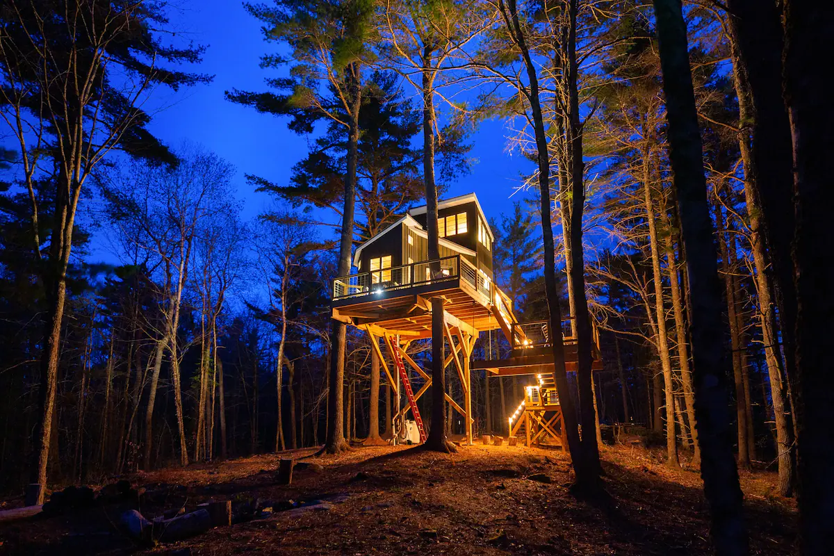 Appleton Treehouse, one of Maine's best Airbnbs