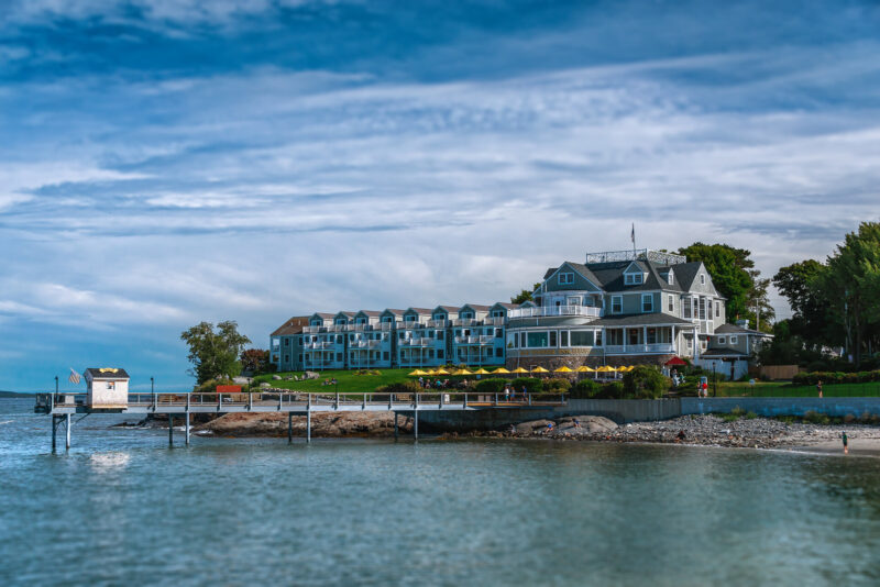 Bar Harbor Inn on the Eastern Bay of Bar Harbor, one of the best parts of town to stay