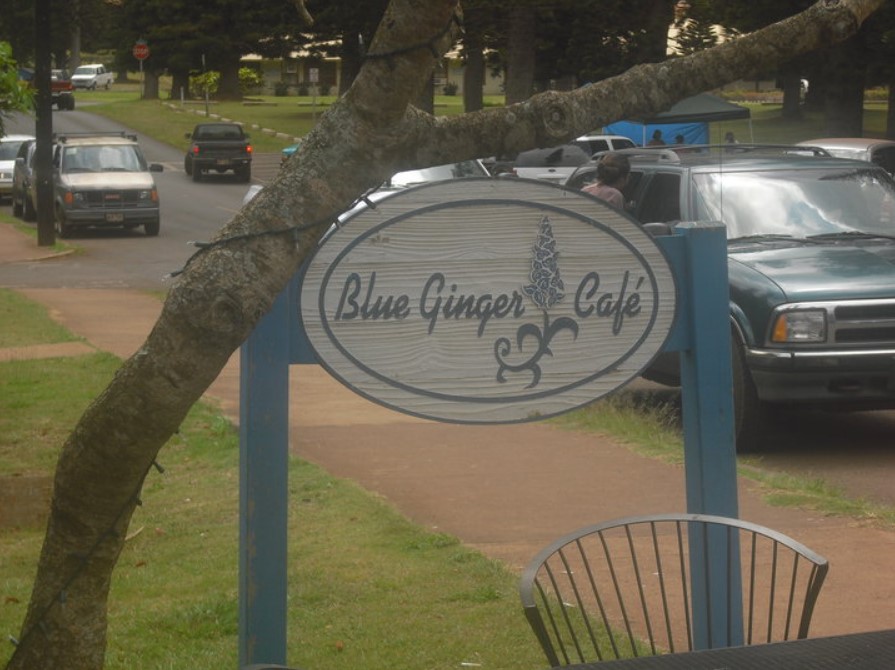 Blue Ginger Cafe, one of the best restaurants in Hawaii