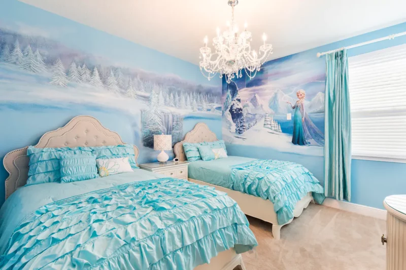 Elsa Family Ice Fortress, a top disney-themed airbnb in Orlando