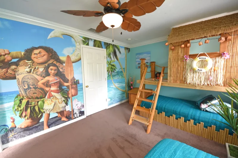 Moana and disney themed Airbnb in orlando, one of the most impressive ones