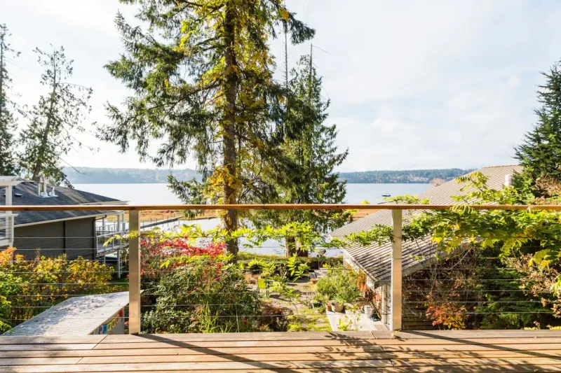 Olympic view cottage by water, one of the best Airbnbs in Washington State