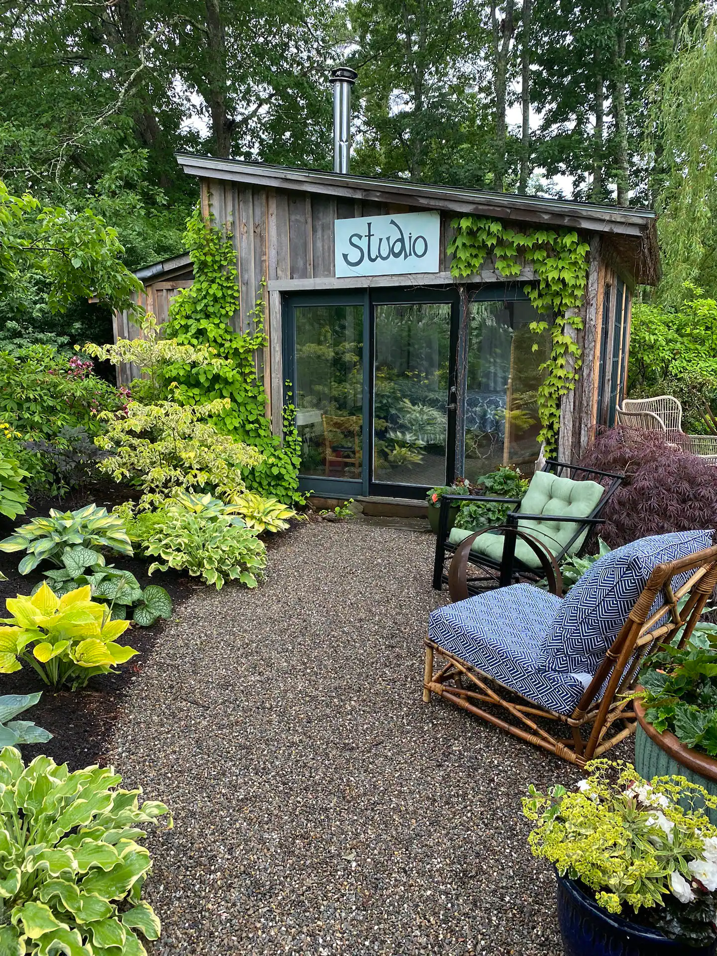 Tiny garden house, one of the best Airbnbs in Maine