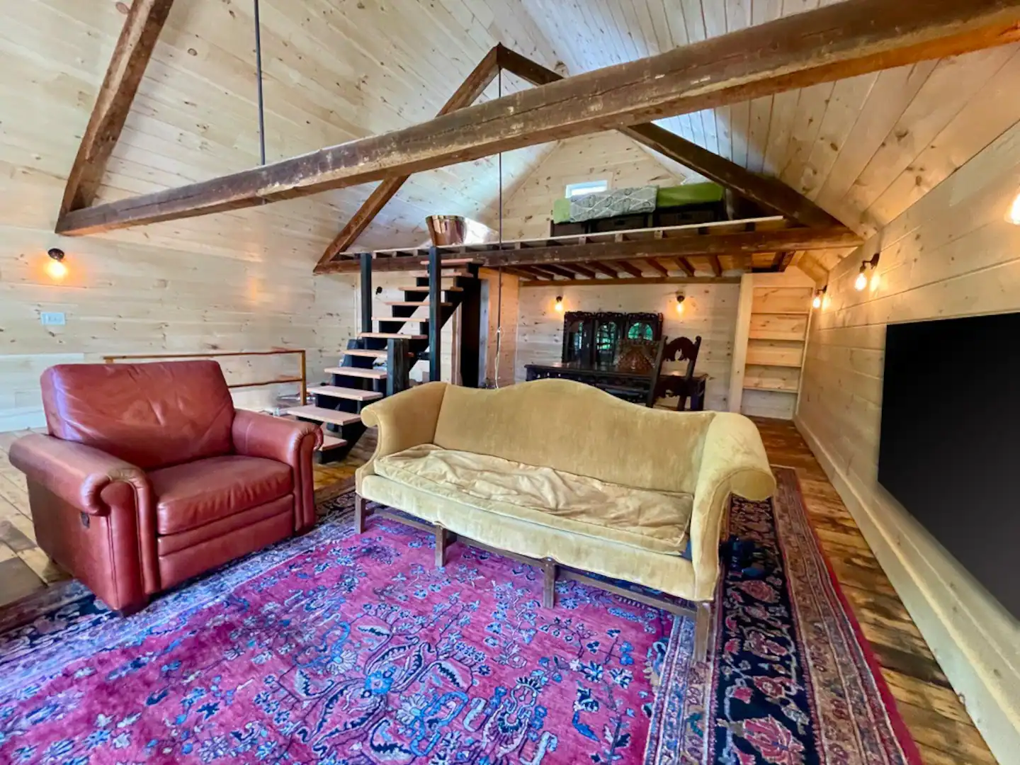Waterfront barn, one of the best Airbnbs in Maine