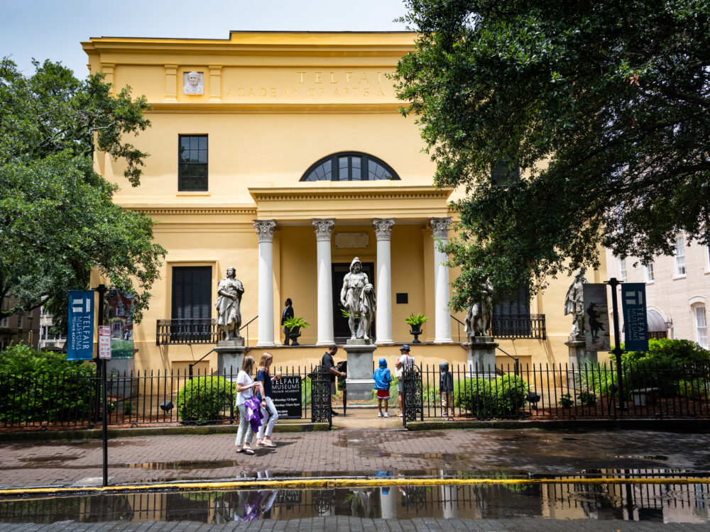 The Telfair Museum of Art as pictured from the outside