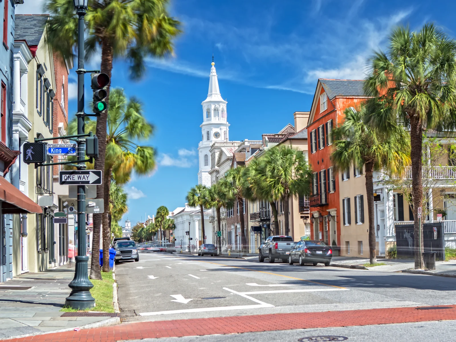 King Street in Charleston, one of the best things to do in the city