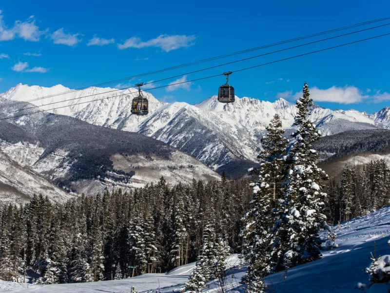 Vail, one of our top picks for the must-visit places in Colorado in the winter