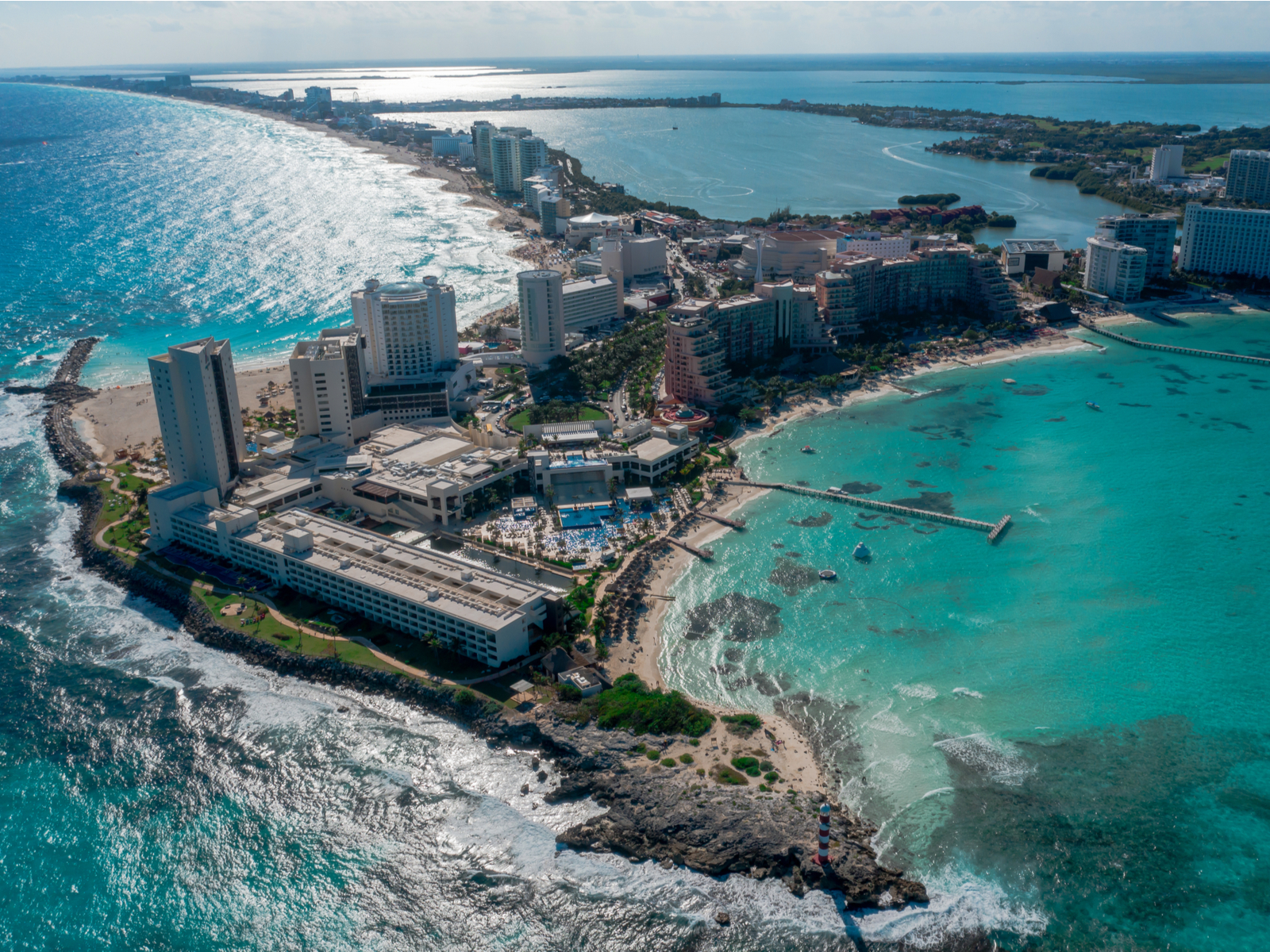 Hotel zone for a piece on is Cancun Safe
