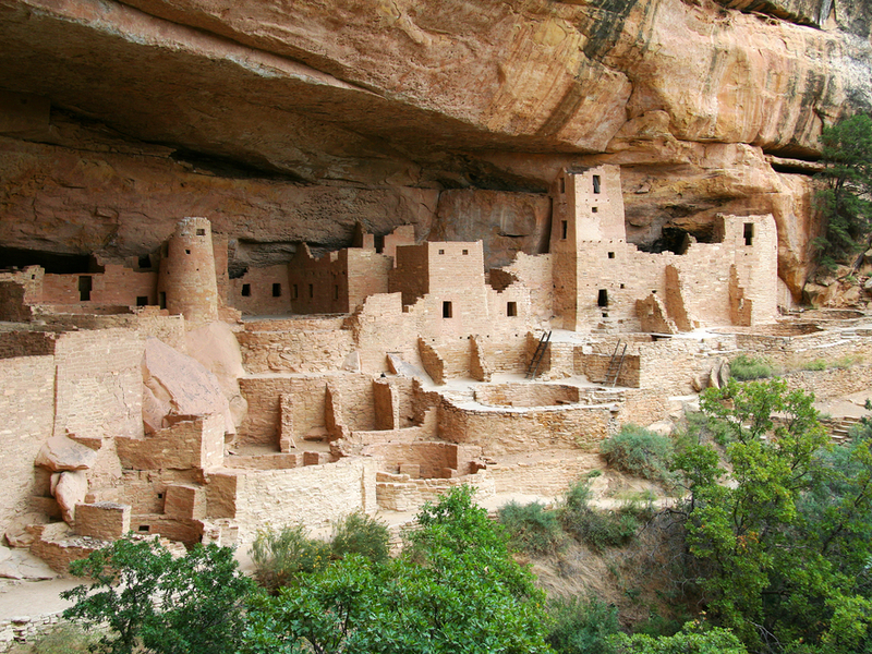 Cliff palace at Mesa Verde National Park, one of the must-see attractions in Colorado
