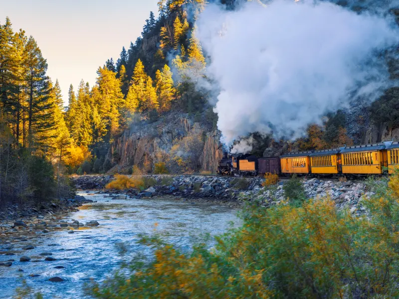 Cool view of the Silverton Railroad, one of the best things to do in Colorado