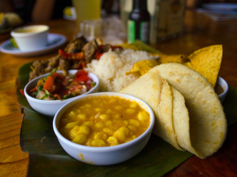 One of the best costa rican dishes, Casado de Res, for a piece on the best time to go to Costa Rica