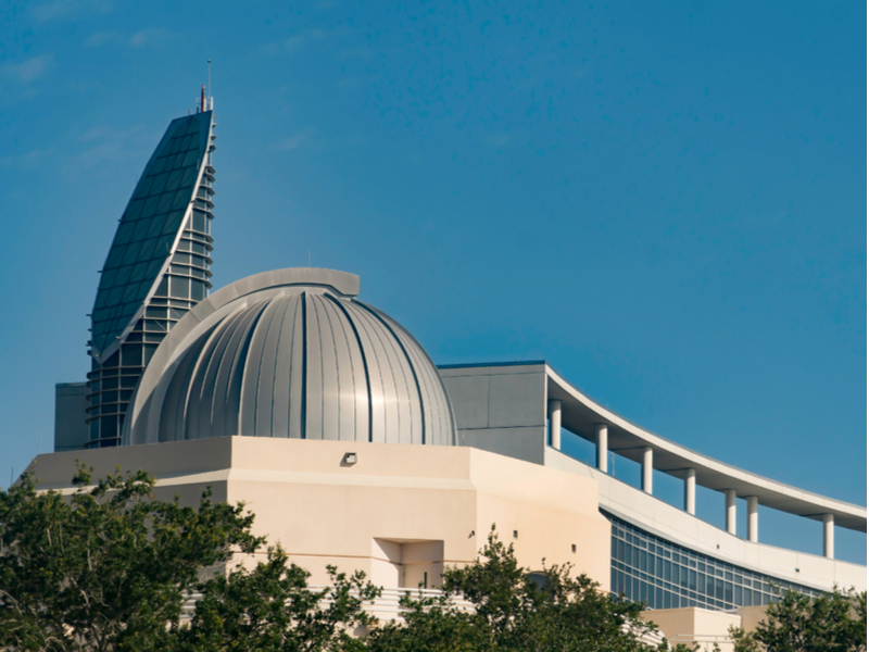 Dome of the Orlando Science Center, one of the best museums in Florida