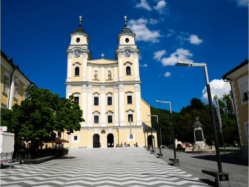 Mondsee Abbey, a Sound of Music filming location