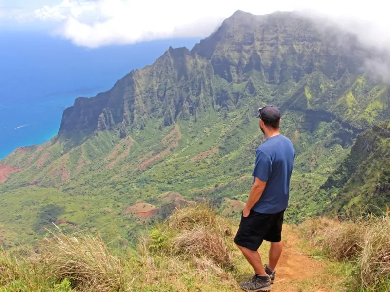 Kalepa Ridge Trail, considered one of the best hikes in Kauai