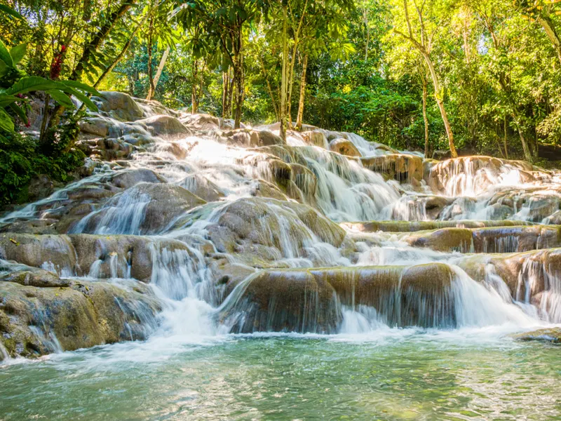 Dunn's River Falls, a must-see destination when in Jamaica