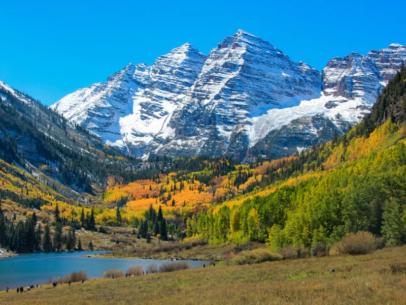 Gorgeous view of Aspen, one of the best places to visit in Colorado