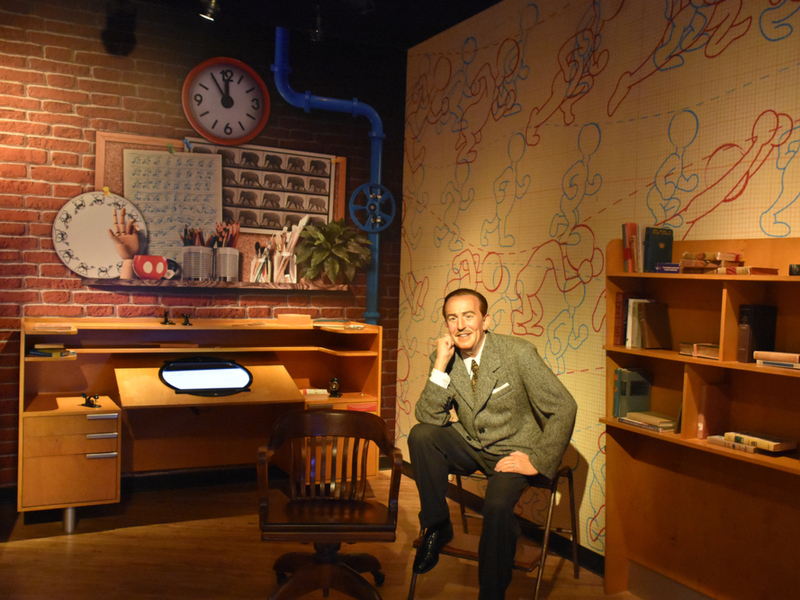 Walt Disney shown in Madame Tussauds in Orlando, one of the best things to do there