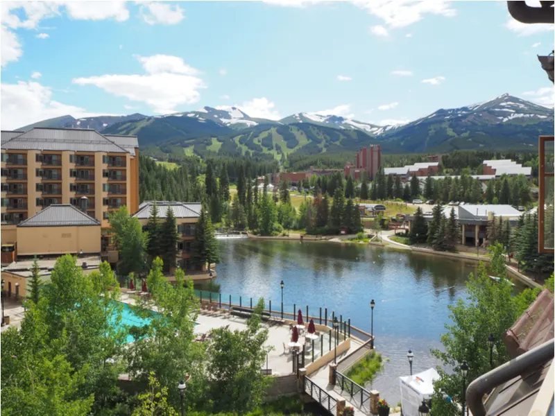 Condo view from Breckenridge, one of the best places to visit in Colorado