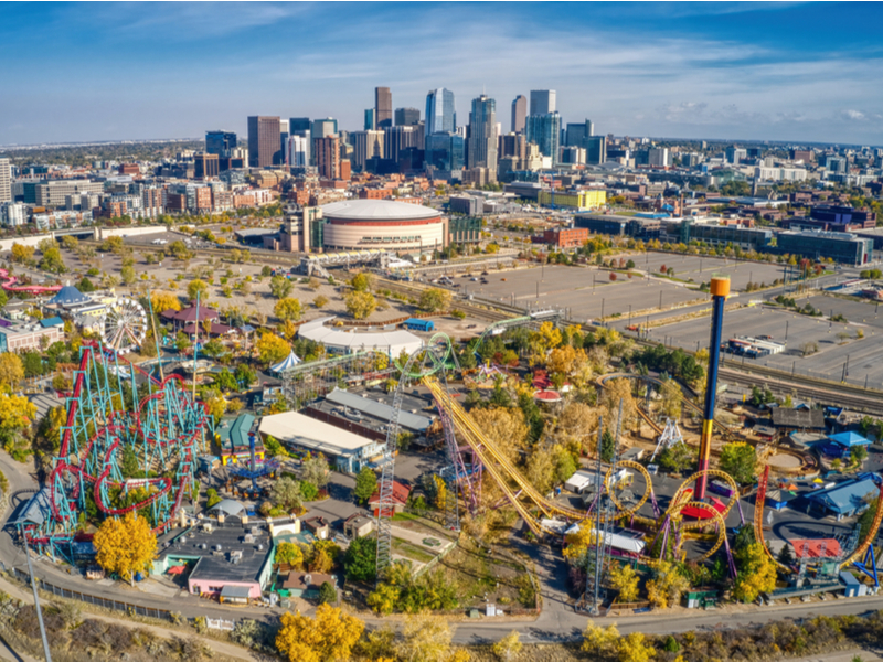 Aerial view of the Colorado State Fair, one of Colorado's must-see things to do