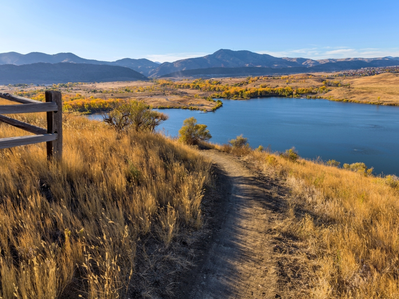 Autumn trail in Lakewood, one of the best things to do in Denver