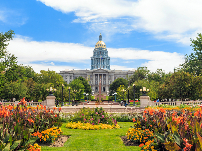 Photo of the Colorado State Capitol building, one of the best things to do in Denver