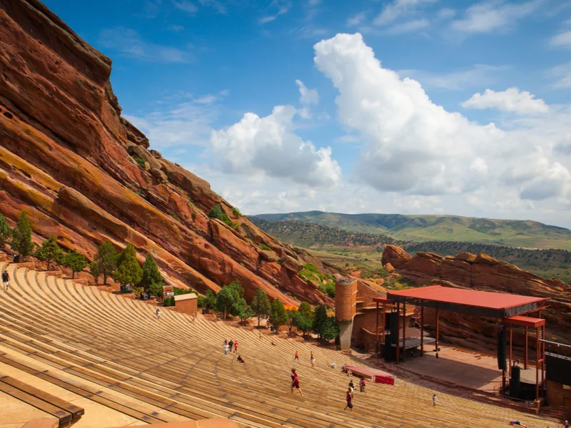 Red Rocks Amphitheater in Morrison, one of the best things to do in Denver